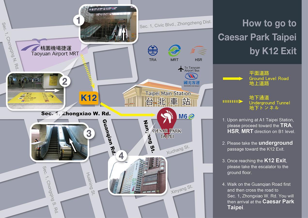 Caesar Park Hotel Taipei Dış mekan fotoğraf